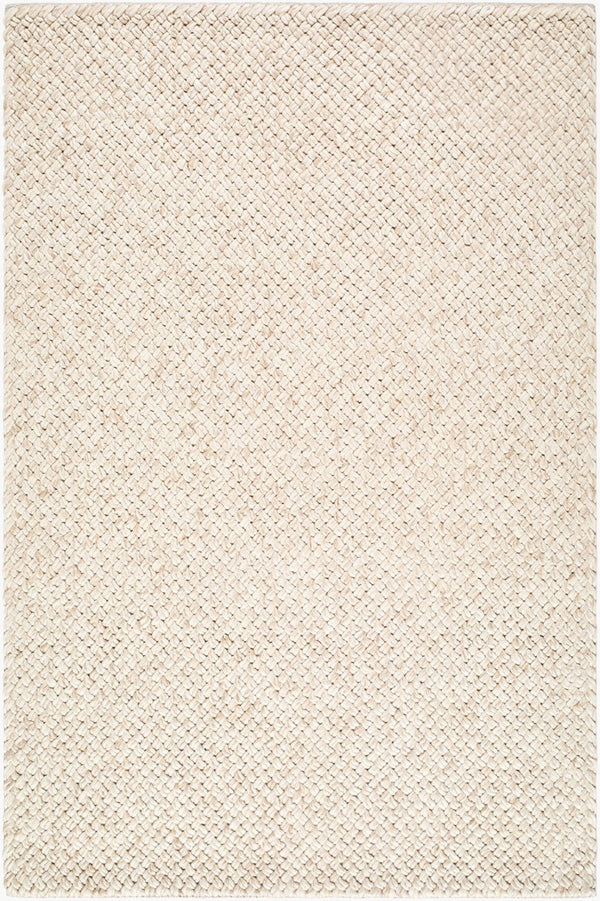 Livabliss Cloud Handwoven Wool Accent Rug Bohemian Artisan Texture for Entryway or Bedroom Ivory, Cream 9' x 12' CLD2305-912