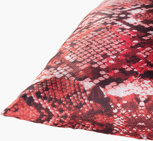 Surya Chloe 18"L X 18"W Luxurious Accent Pillow - Elegant Design, Cozy Comfort, Easy Care For Your Home Red Polyester,Polyester Cle002-2020