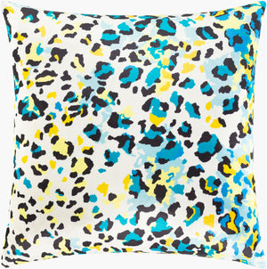 Surya Chloe 18"L X 18"W Luxurious Accent Pillow - Elegant Design, Cozy Comfort, Easy Care For Your Home Ivory Polyester,Polyester Cle005-2020