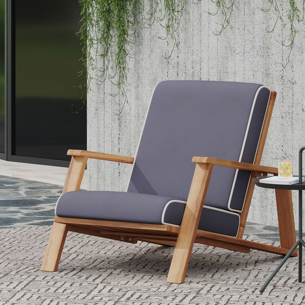 English Elm Christopher Knight Home® - PALOMA Modern Adirondack Club Chair with Acacia Wood Frame, Water-Resistant Cushions for Patio ComfortPALOMA Modern Adirondack Club Chair with Acacia Wood Frame and Water-Resistant Cushions for Patio Comfort DARK GREY 67045.00DGRY