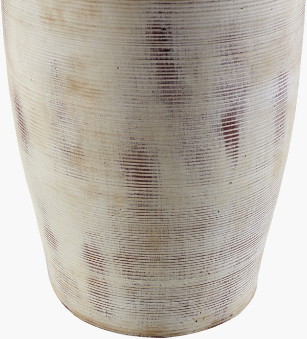 Surya Colfio 55" Traditional Accent Floor Lamp - Hand-painted Cement Base With Linen Shade For Cozy Lighting Body, Cream,Shade (Outside), Wheat,Shade (Inside), White,Cord, Translucent Cement,Linen,Linen,Linen,Plastic Clf-001