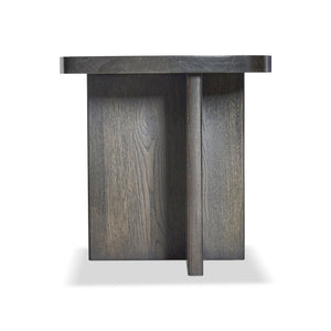 Bernhardt Bernhardt Monroe Stone Top Accent Table with Sculptural Wood Base for Modern Interiors 574114