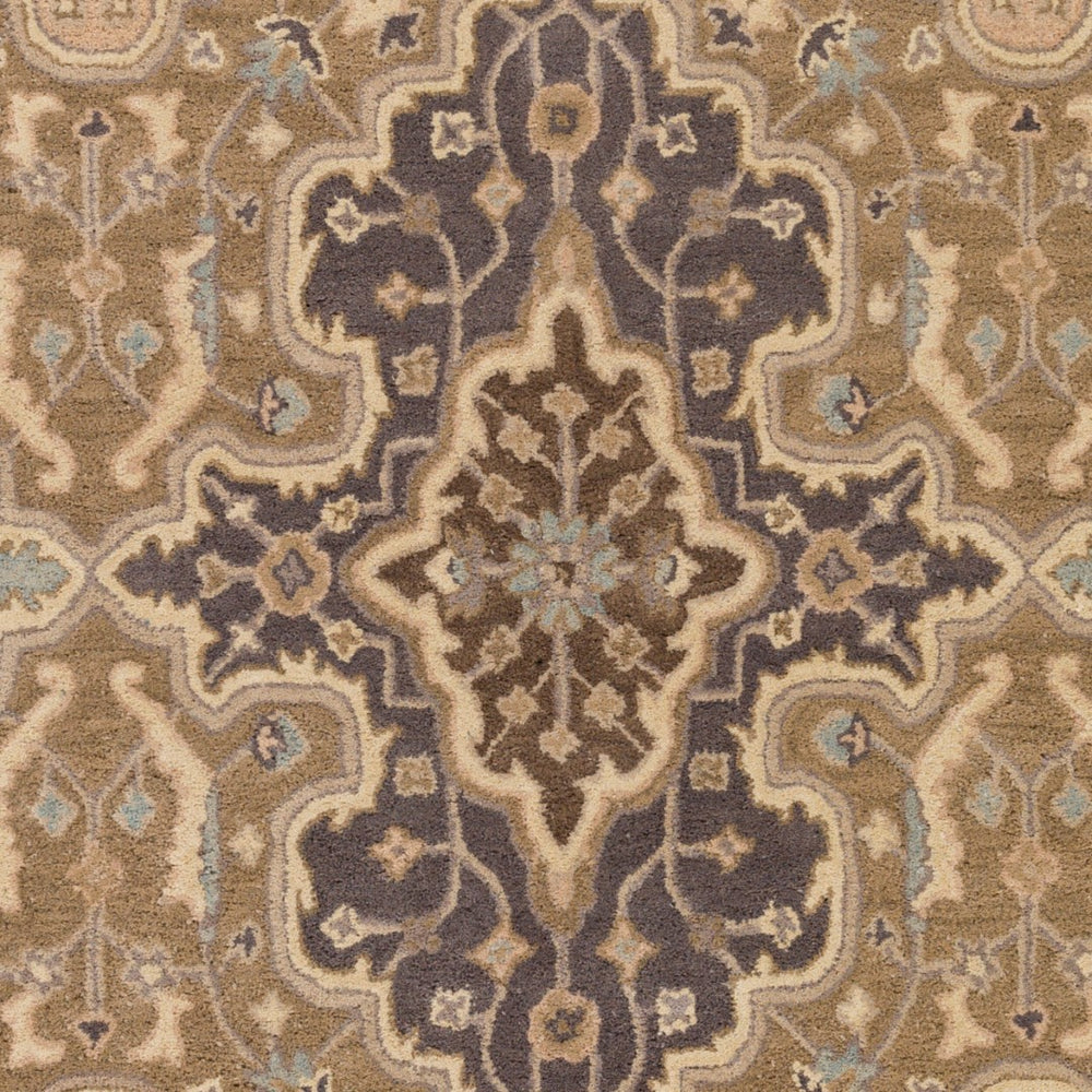 Surya Castello 9' X 13' Handmade Wool Rug - Elegant, Timeless Design With Medium Pile & Limited Warranty Dusty Sage Wool Cll1025-268
