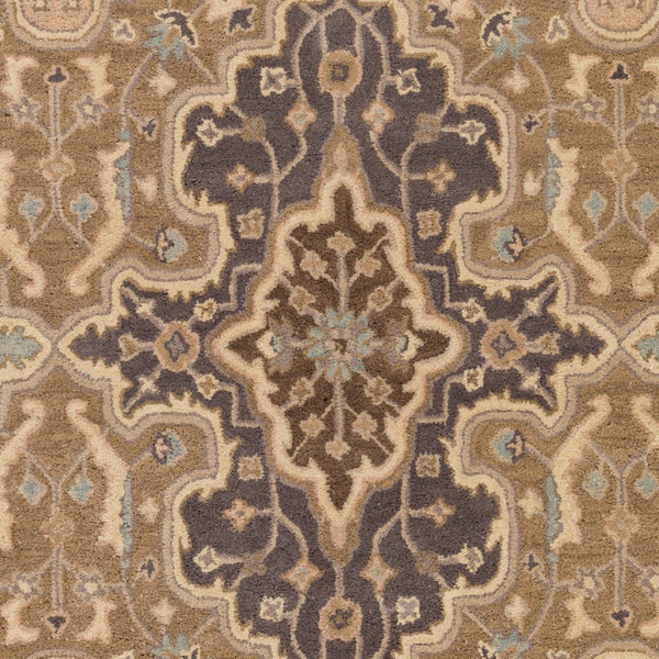 Surya Castello 9' X 13' Handmade Wool Rug - Elegant, Timeless Design With Medium Pile & Limited Warranty Dusty Sage Wool Cll1025-268