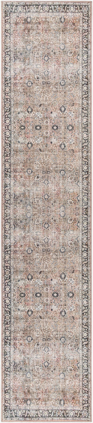 Livabliss Colin Flatweave Cotton Chenille Runner Rug for Hallway Kitchen or Entryway Charcoal, Black 2'7" x 12' CLN2300-2712