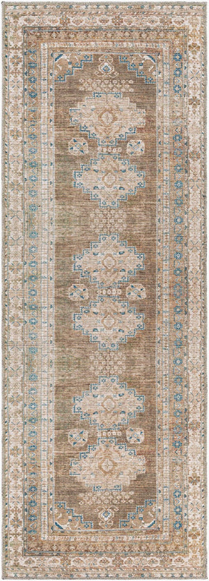 Livabliss Colin Flatweave Runner Rug Turkish Cotton Chenille Blend Traditional Hallway Kitchen Dusty Sage, Lig 2'7" x 12' CLN2303-2712