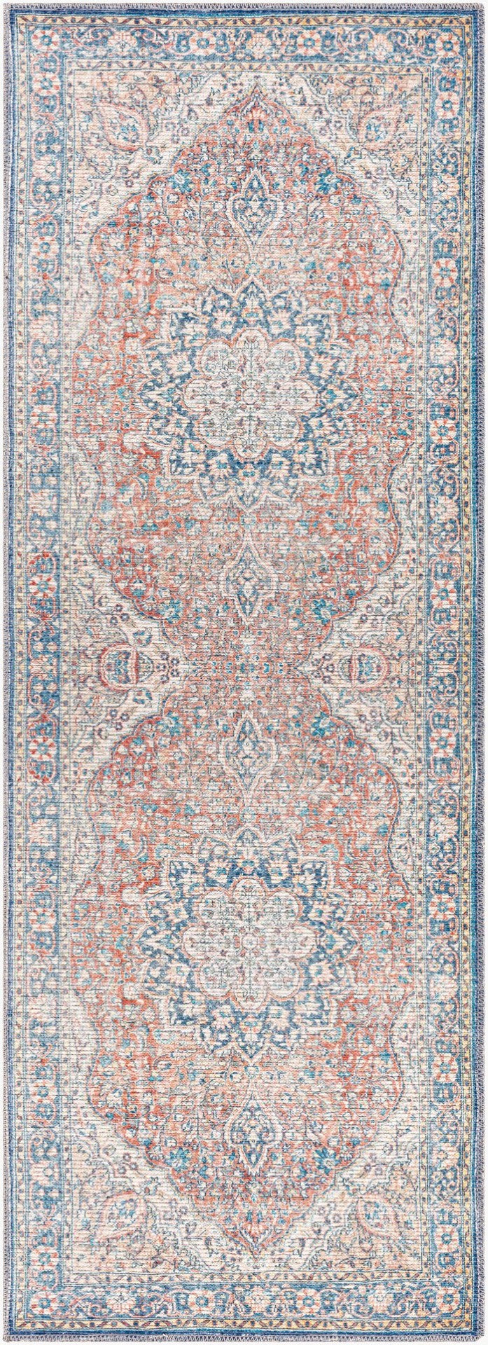 Livabliss Colin Flatweave Runner Rug Traditional Pattern Chenille Blend for Hallways and Entryways CLN2307-2773