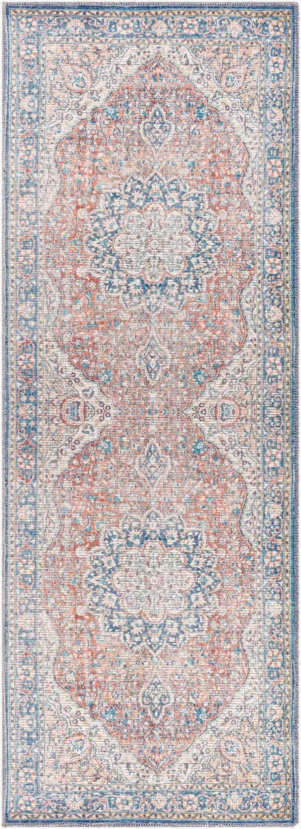 Livabliss Colin Flatweave Runner Rug Traditional Pattern Chenille Blend for Hallways and Entryways CLN2307-2773