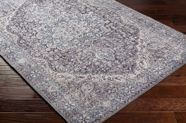 Livabliss Colin Flatweave Runner Rug Turkish Woven Chenille Cotton Blend for Hallways and Entryways Light Blue, Med 2'7" x 10' CLN2308-2710