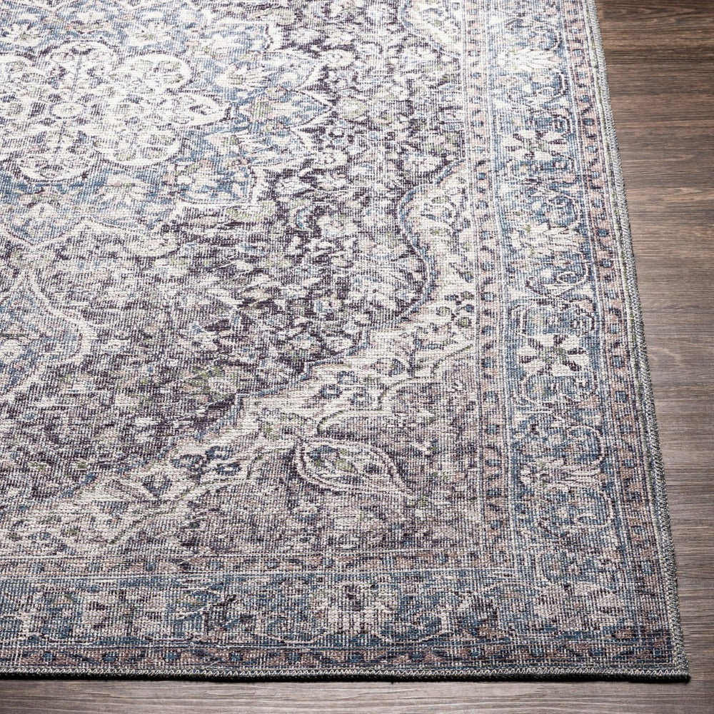 Livabliss Colin Flatweave Runner Rug Turkish Woven Chenille Cotton Blend for Hallways and Entryways Light Blue, Med 2'7" x 10' CLN2308-2710