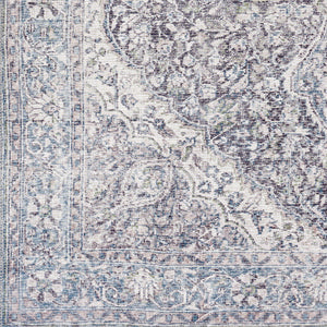 Livabliss Colin Flatweave Runner Rug Turkish Woven Chenille Cotton Blend for Hallways and Entryways Light Blue, Med 2'7" x 10' CLN2308-2710