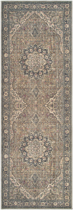 Livabliss Colin Flatweave Runner Traditional Pattern Chenille Blend Rug for Hallways and Entryways Dusty Sage, Oli 2'7" x 7'3" CLN2309-2773