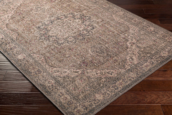 Livabliss Colin Flatweave Runner Traditional Pattern Chenille Blend Rug for Hallways and Entryways Dusty Sage, Oli 5'3" x 7'3" CLN2309-5373