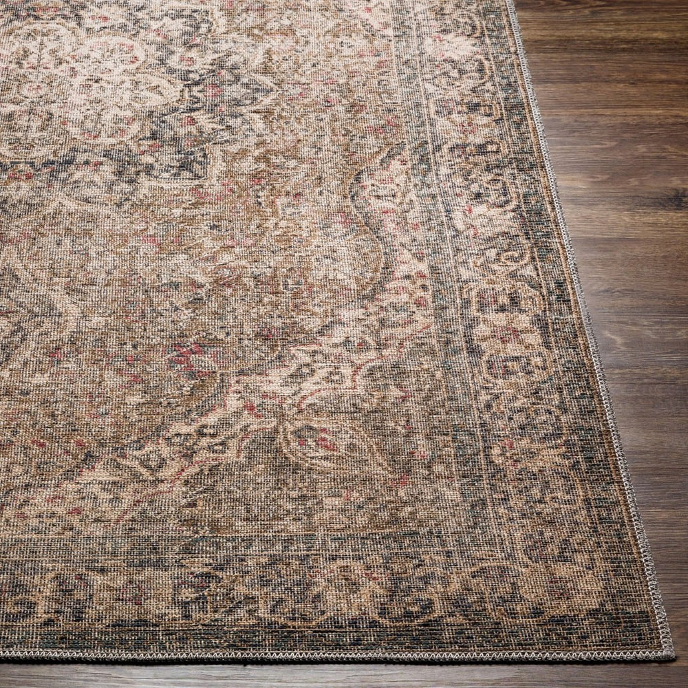 Livabliss Colin Flatweave Runner Traditional Pattern Chenille Blend Rug for Hallways and Entryways Dusty Sage, Oli 7'10" x 10'2" CLN2309-710102