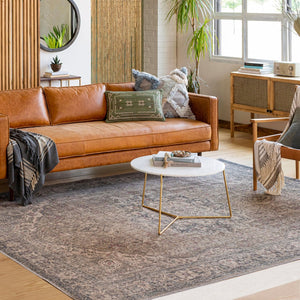 Livabliss Colin Flatweave Runner Traditional Pattern Chenille Blend Rug for Hallways and Entryways Dusty Sage, Oli 5'3" x 7'3" CLN2309-5373