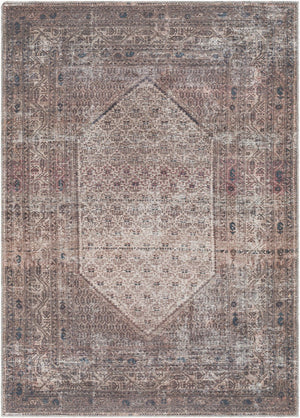 Livabliss Colin Traditional Runner Rug Soft Chenille Blend for Hallways Entryways and Bedside Areas Dark Blue, Tan 9'2" x 12' CLN2312-9312