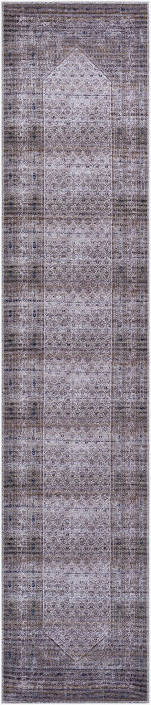 Livabliss Colin Traditional Chenille Runner Rug Machine Woven in Turkey for Hallways and Entryways Navy, Medium Gr 2'7" x 12' CLN2314-2712