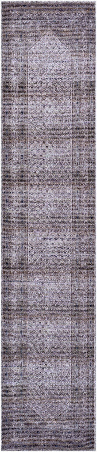 Livabliss Colin Traditional Chenille Runner Rug Machine Woven in Turkey for Hallways and Entryways Navy, Medium Gr 2'7" x 12' CLN2314-2712