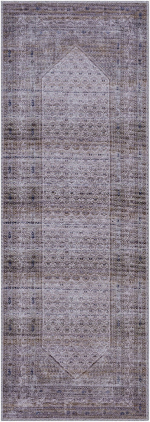 Livabliss Colin Traditional Chenille Runner Rug Machine Woven in Turkey for Hallways and Entryways Navy, Medium Gr 2'7" x 7'3" CLN2314-2773
