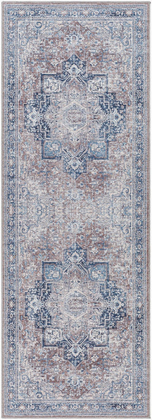 Livabliss Colin Chenille Cotton Runner Rug Turkish Woven Traditional Hallway Entryway Accent CLN2316-2773