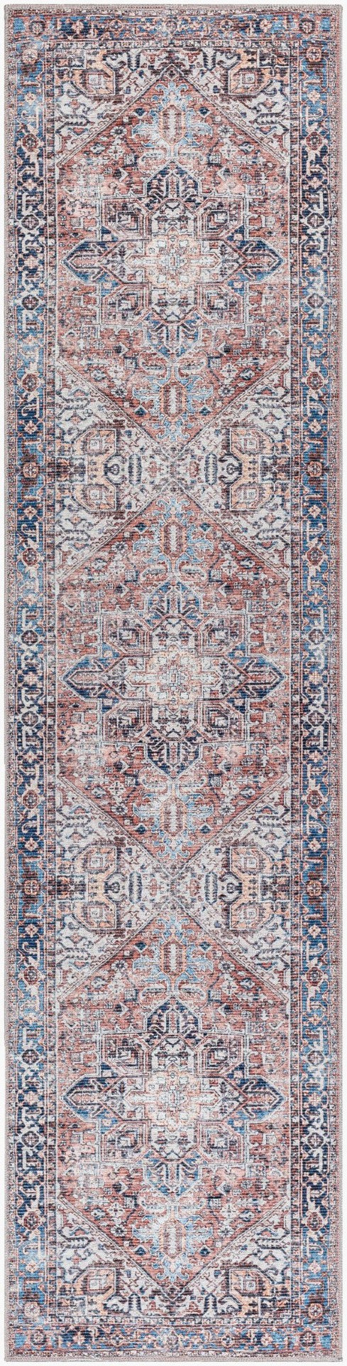 Livabliss Colin Machine Woven Chenille Runner Rug Traditional Pattern for Hallway or Entryway CLN2318-2710