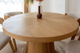 VIG Furniture Modrest Cloud - Modern Natural Oak Extendable Dining Table  VGME-CLOUD-DT