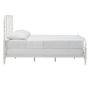 Homelegance By Top-Line Ambrose Metal Spool Bed White Metal