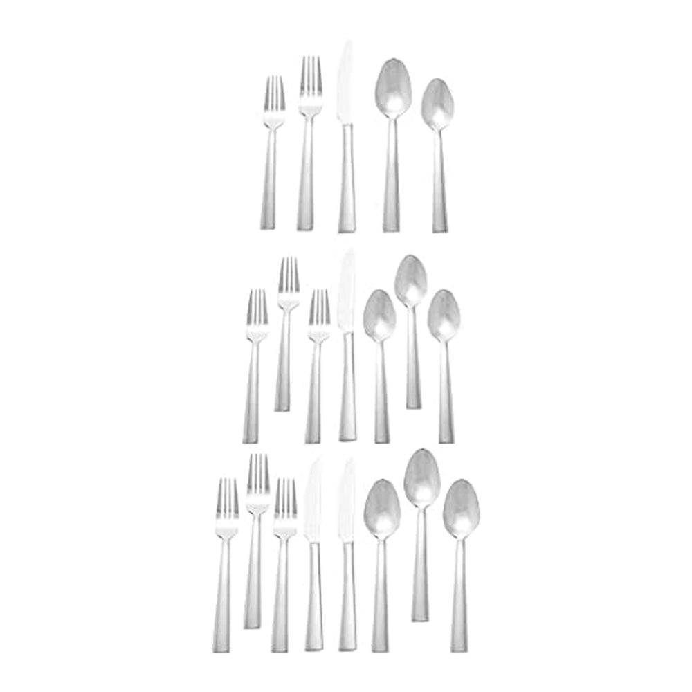 Lenox Oneida Madison Avenue 20 Piece Everyday Flatware Set, Service for 4 Metallic, STAINLESS METAL H019020BL20