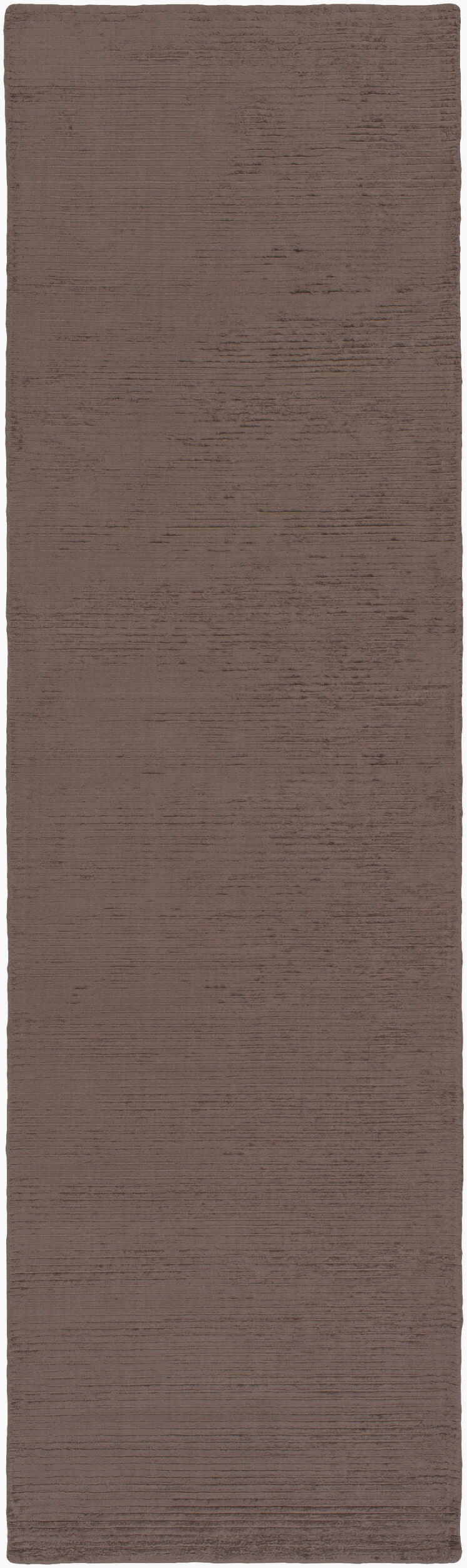 Surya Charlotte Clt-2405 2'3" X 8' Hand Loomed Viscose Rug - Modern Elegance For Your Home Decor Space Charcoal Viscose Clt2405-238