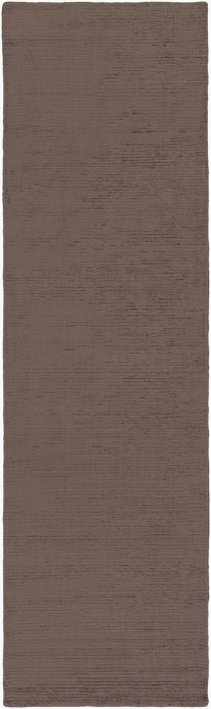 Surya Charlotte Clt-2405 2'3" X 8' Hand Loomed Viscose Rug - Modern Elegance For Your Home Decor Space Charcoal Viscose Clt2405-238