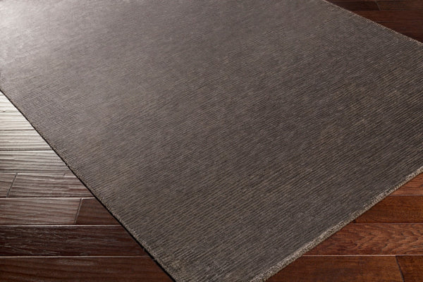 Surya Charlotte Clt-2405 2'3" X 8' Hand Loomed Viscose Rug - Modern Elegance For Your Home Decor Space Charcoal Viscose Clt2405-238