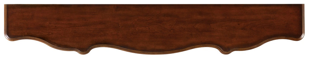 Hooker Furniture Transitional 72-Inch Narrow Console Table | Dark Cherry & Burl Wood Veneer | 4-Drawer 963-85-122