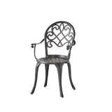 Christopher Knight Home® - Noble House - Angeles Cast Aluminum Outdoor Bistro Furniture Set with Ice Bucket