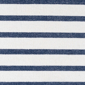 Surya Charlize 18"L X 18"W Country Cottage Accent Pillow – Soft Cotton, Rustic Charm, Easy Care Design Navy Cotton,Cotton Clz001-1818p