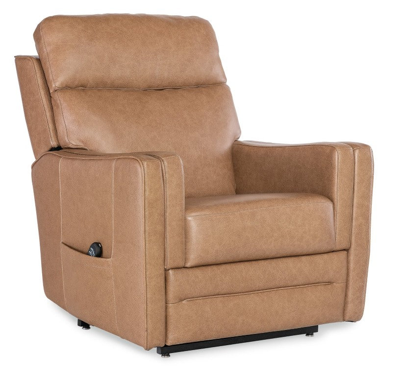 Hooker Furniture Thyme Seville Fawn Power Recliner With Zero Gravity, Adjustable Headrest, Lumbar & Lift Option RC605-PHLL4-080