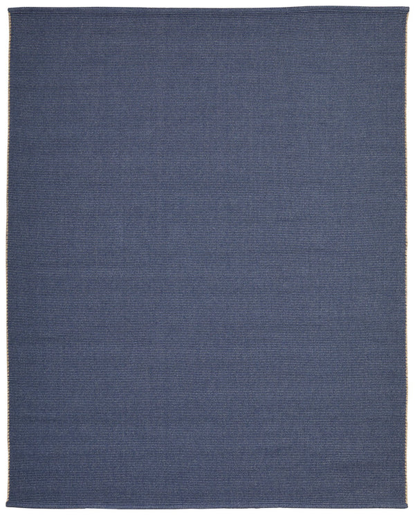 Feizy Rugs Theo Hand Woven Polypropylene Rug - Durable, Low Pile, Perfect For High-traffic Indoor & Outdoor Use Blue,Tan Polypropylene The0827fblusndg00