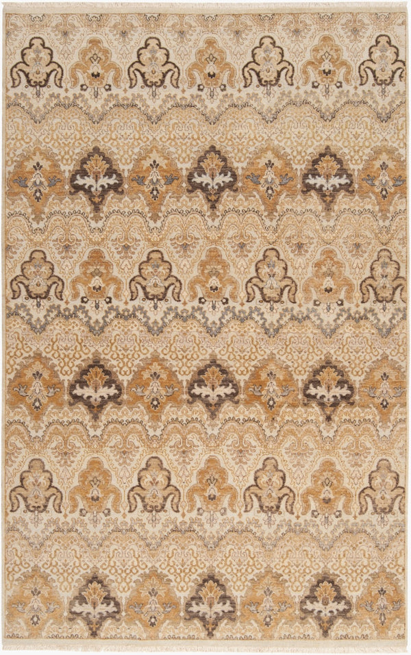 Surya Cambridge Hand-made 2' X 3' Wool Rug - Luxurious Texture, Timeless Design, Perfect For Any Room! Off,White Nz Wool Cmb8000-913