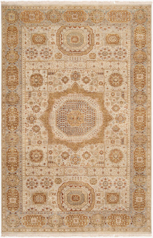 Surya Cambridge Hand-made 2' X 3' Wool Rug - Luxurious Texture, Timeless Design, Perfect For Any Room! Light Beige Nz Wool Cmb8001-5686