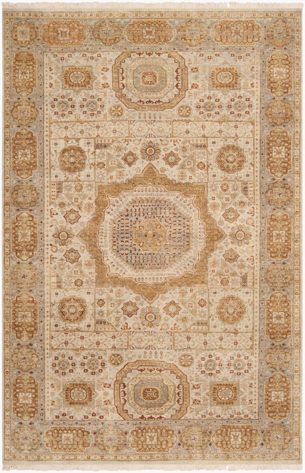 Surya Cambridge Hand-made 2' X 3' Wool Rug - Luxurious Texture, Timeless Design, Perfect For Any Room! Light Beige Nz Wool Cmb8001-5686