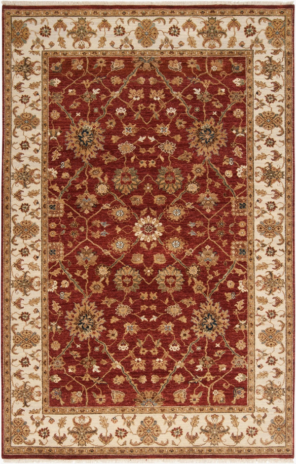 Surya Cambridge Hand-made 2' X 3' Wool Rug - Luxurious Texture, Timeless Design, Perfect For Any Room! Burgandy Nz Wool Cmb8003-913