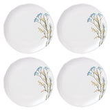 Lenox Wildflowers Dinner Plates, Set of 4 White, WHITE STONEWARE 896611