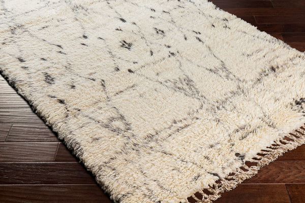 Surya Camille Cme-2300 Handmade 2' X 3' Bohemian Wool & Cotton Rug - Plush Comfort & Elegance For Your Home Cream Nz Wool Cme2304-810