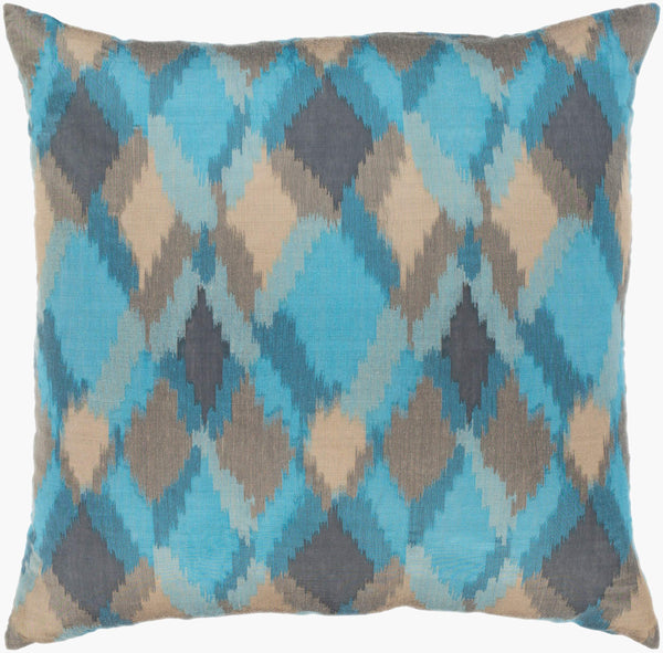 Surya Camila 18" Accent Pillow - Elegant Silk-cotton Blend For Stylish Home Decor, Easy Care & Unique Design Dusty Sage Cotton,Silk,Cotton,Silk Cmi001-2020d