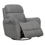 Parker Living Quest - Upgrade Charcoal Cordless Swivel Glider Recliner - Powered By Freemotion - Set of 2 Upgrade Charcoal MQUE#812GSPH-P25-2-UPCH Parker House