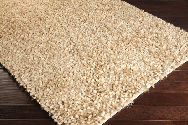 Surya Cumulus Cml-2000 2' X 3' Handmade High Pile Rug - Modern Wool & Polyester Design For Elegant Decor Ivory Wool,Polyester Cml2000-23
