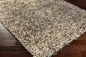 Surya Cumulus Cml-2000 2' X 3' Handmade High Pile Rug - Modern Wool & Polyester Design For Elegant Decor Ivory Wool,Polyester Cml2004-23