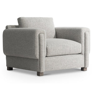 Bernhardt Bernhardt Tori Fabric Chair With Sculptural Cushion Arms, Deep Plush Seat, Custom Upholstery Options - Made to Order P7662A