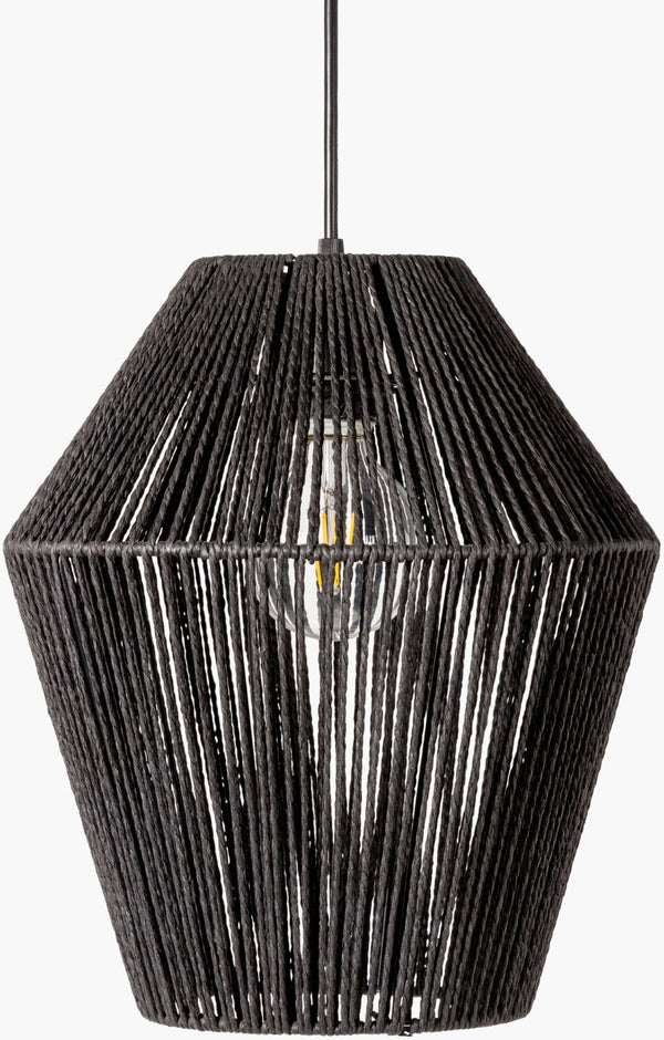 Livabliss Camerano Metal and Paper Pendant Light 71 Inch Drop for Dining or Entryway Spaces CMN-001