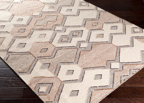 Surya Cameroon Cmr-1001 2' X 3' Handmade Wool Rug - Durable, Modern Decor For Charming Spaces Ivory Wool Cmr1001-23