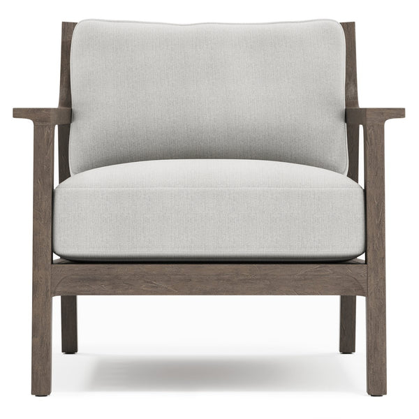Bernhardt Bernhardt Ibiza Outdoor Chair With Teak Frame, All-Weather Wicker Back & Plush Cushions For Patio - Made to Order O1022A